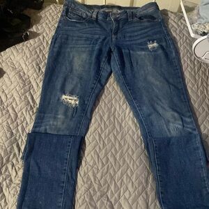 Y2K low waisted jeans/stretchy